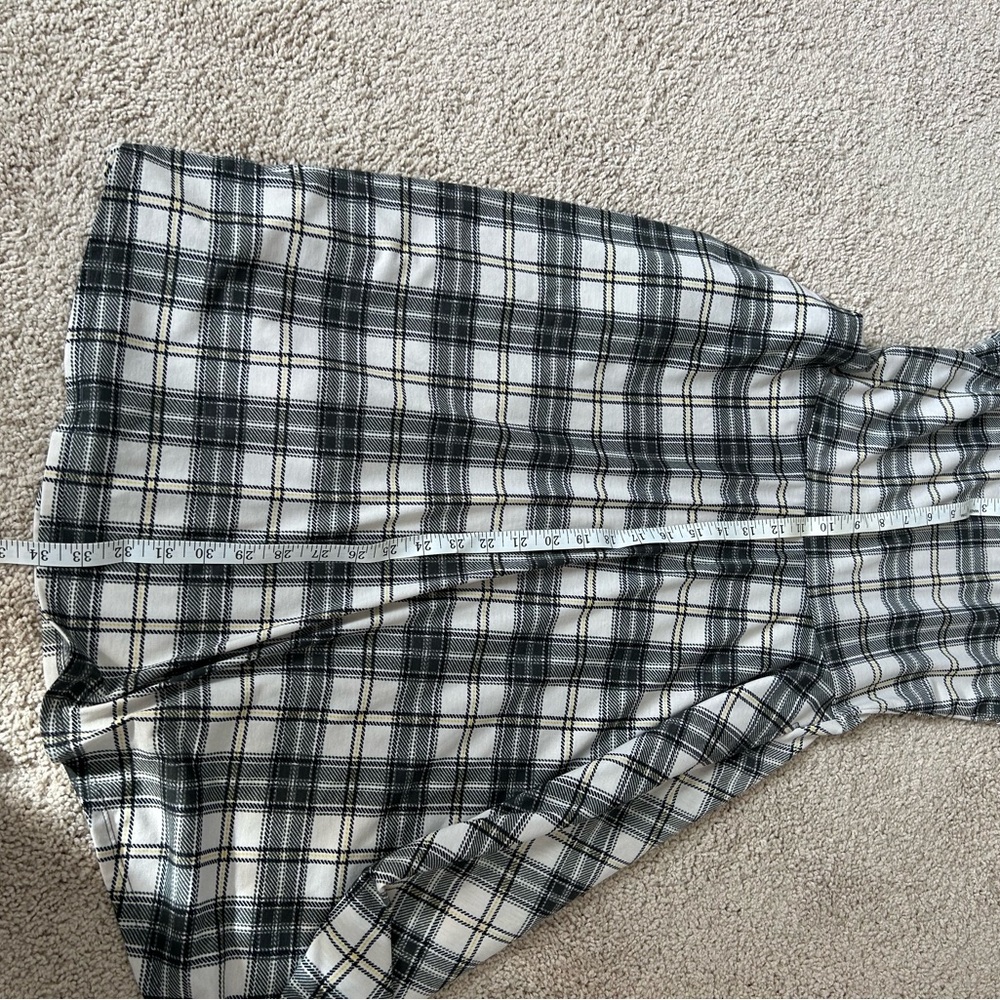LuLaRoe Gray Plaid Dress - Picture 4 of 4
